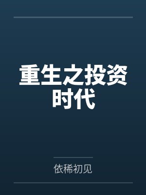 重生之投资时代TXT百度网盘
